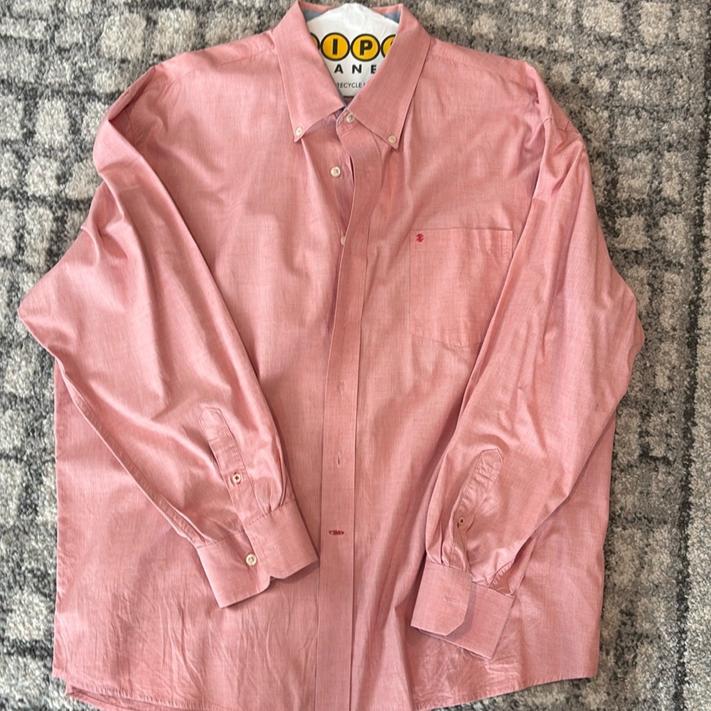 Izod 2xl dress shirt peach color